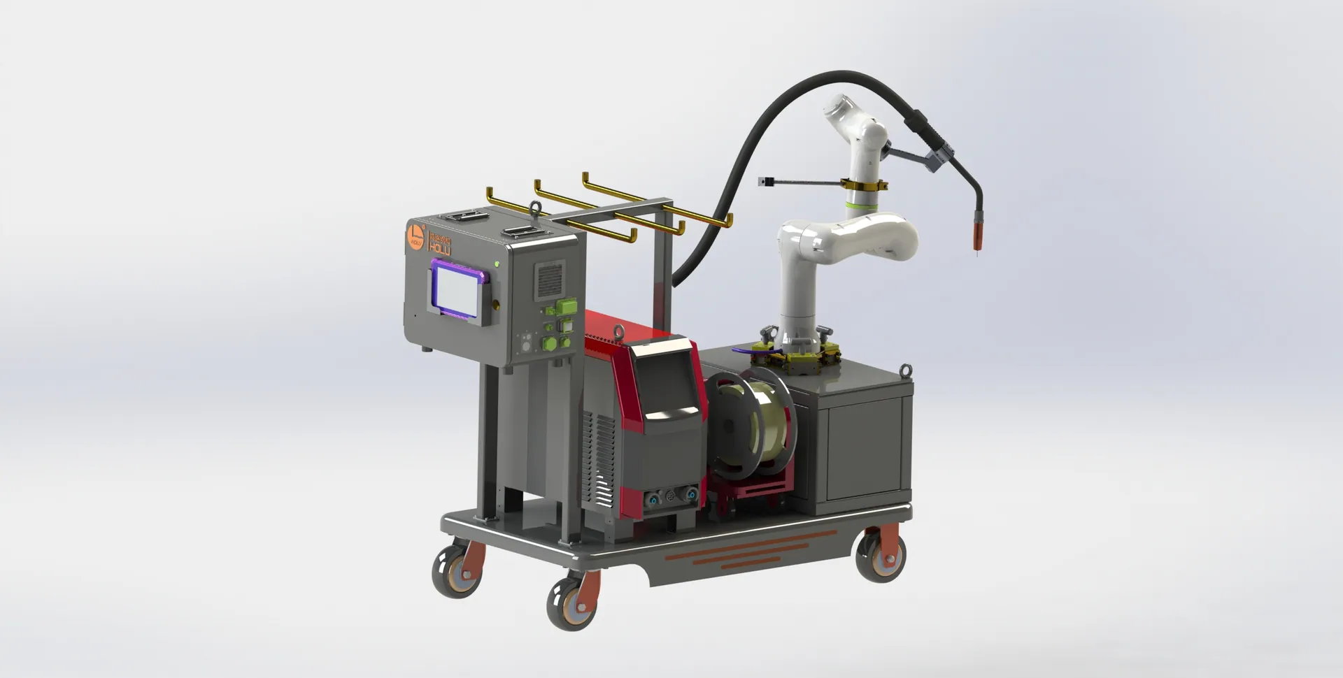 Compact User-friendly Intelligent Welding Robot